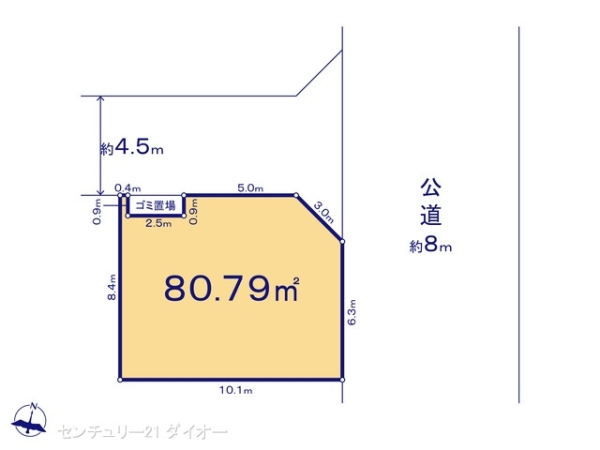 葛飾区奥戸４丁目の土地