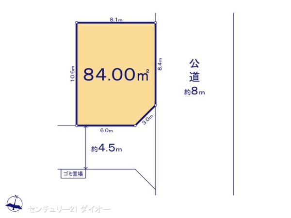 葛飾区奥戸４丁目の土地