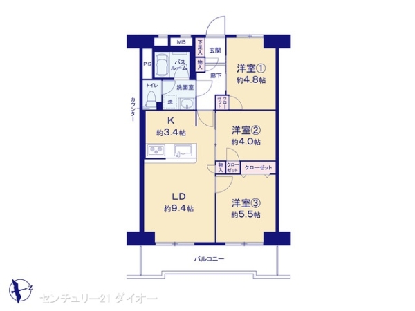 ゾンネンハイム葛西７Fリノ済