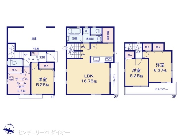 江戸川区鹿骨４丁目の新築一戸建