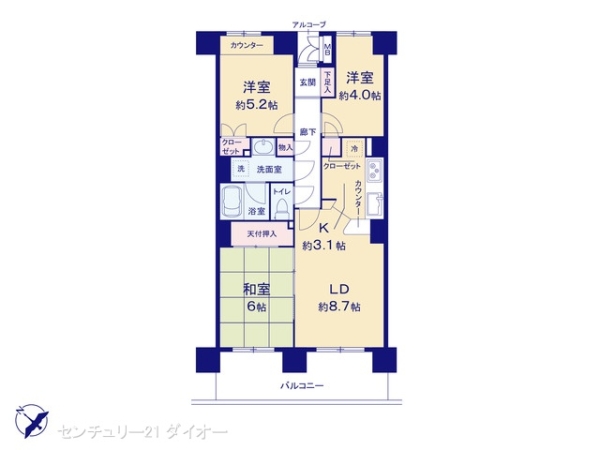 四つ木パーク・ホームズ(間取り)