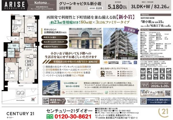 グリーンキャピタル新小岩フルリノ