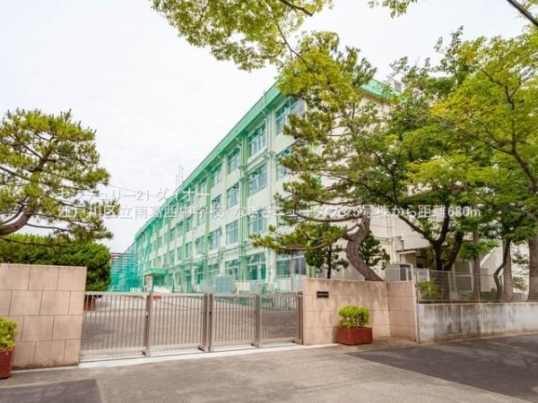なぎさニュータウン５号棟(江戸川区立南葛西中学校)