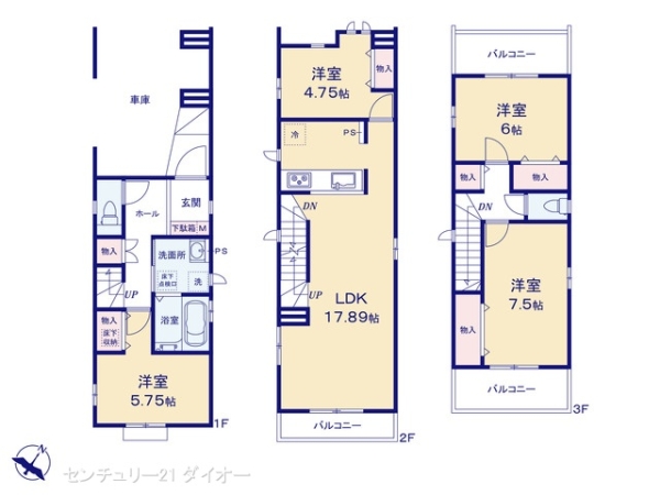 江戸川区北葛西５丁目の新築一戸建