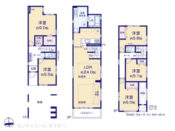 葛飾区東新小岩６丁目の新築一戸建