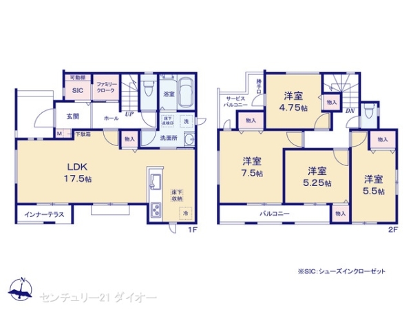 葛飾区西亀有２丁目の新築一戸建