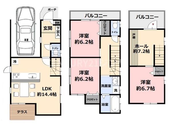 江戸川区西一之江４丁目の中古一戸建て