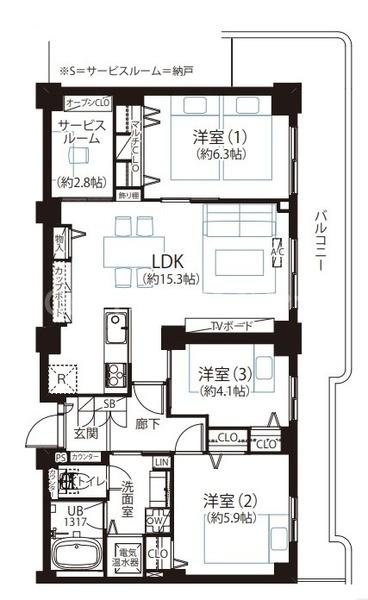清新北ハイツ7号棟