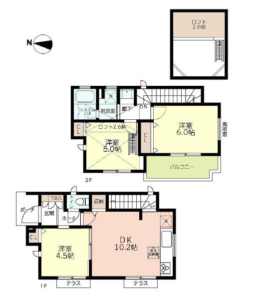 大和市福田の中古一戸建