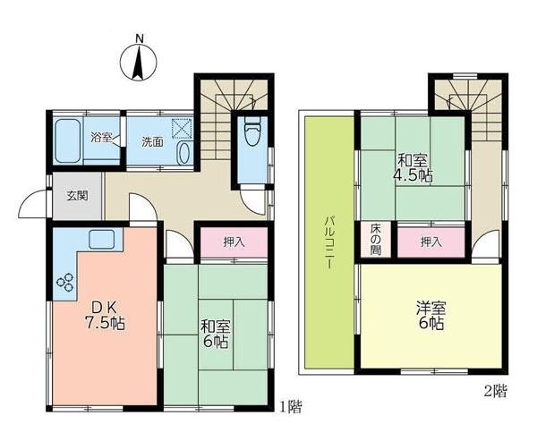横浜市南区平楽の中古一戸建