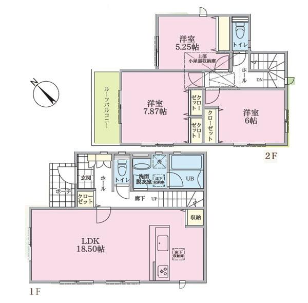 綾瀬市上土棚中２丁目の中古一戸建