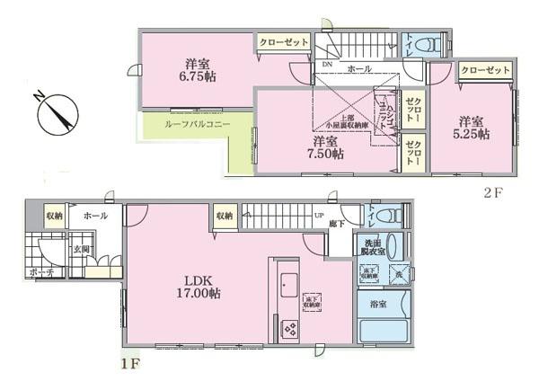 綾瀬市上土棚中２丁目の中古一戸建