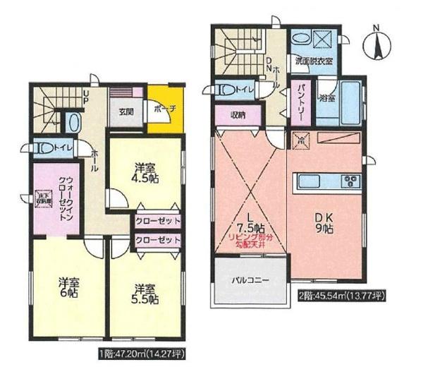 厚木市下荻野の新築一戸建