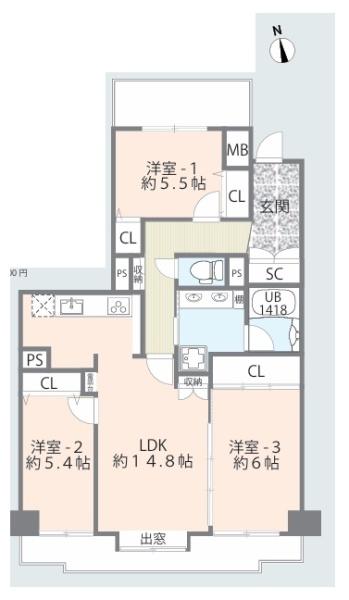 コスモ茅ヶ崎ラフェーリア