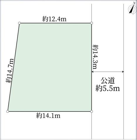 横浜市青葉区桂台２丁目の土地