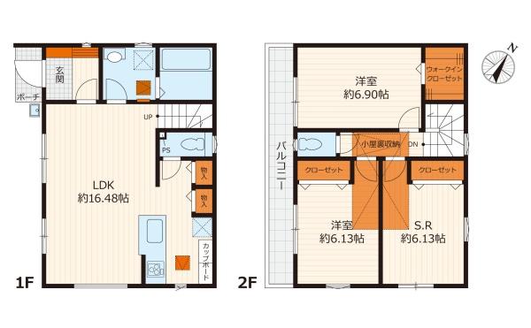 座間市ひばりが丘２丁目の新築一戸建