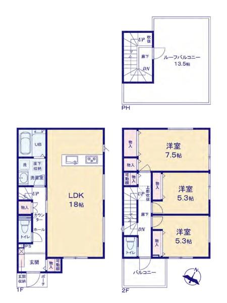 相模原市中央区田名の新築一戸建