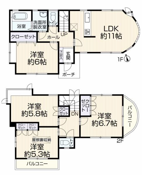 横浜市港南区笹下５丁目の中古一戸建