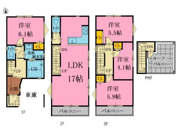 川崎市宮前区有馬５丁目の新築一戸建