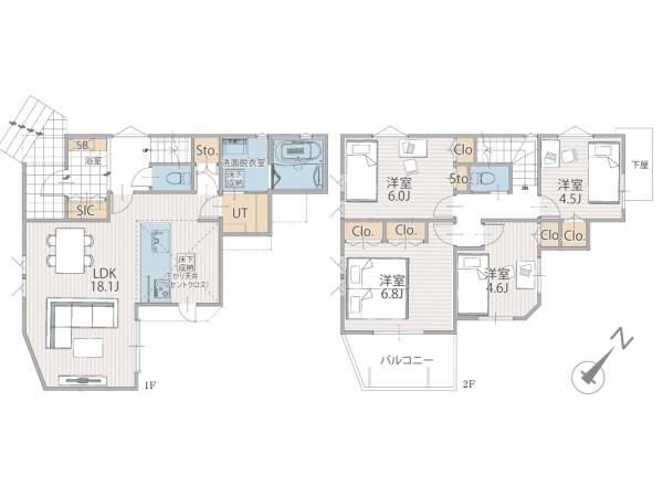 横浜市旭区白根２丁目の新築一戸建