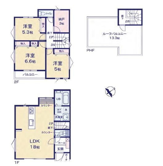 相模原市南区鵜野森３丁目の新築一戸建