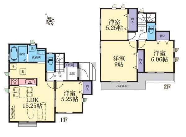 綾瀬市上土棚南５丁目の新築一戸建