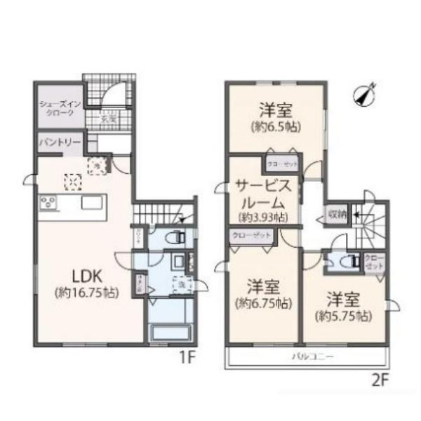 大和市西鶴間２丁目の新築一戸建
