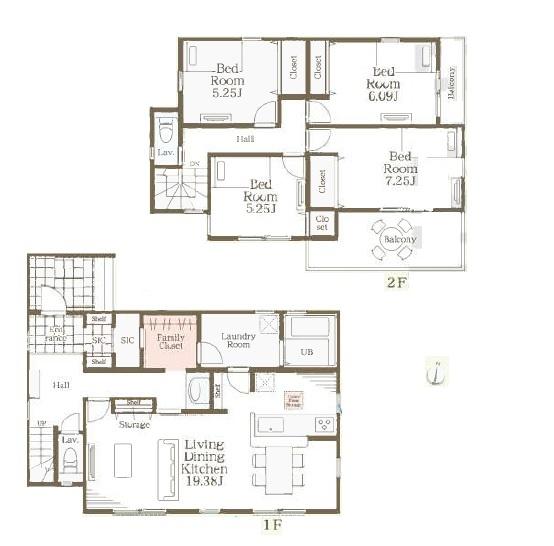 綾瀬市綾西１丁目の新築一戸建