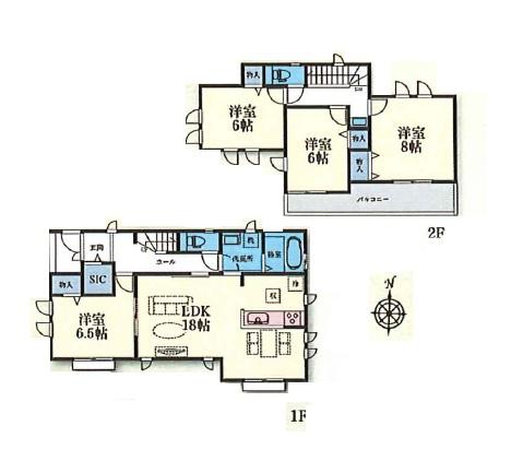 町田市三輪緑山４丁目の新築一戸建