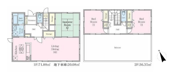 横浜市旭区白根５丁目の中古一戸建