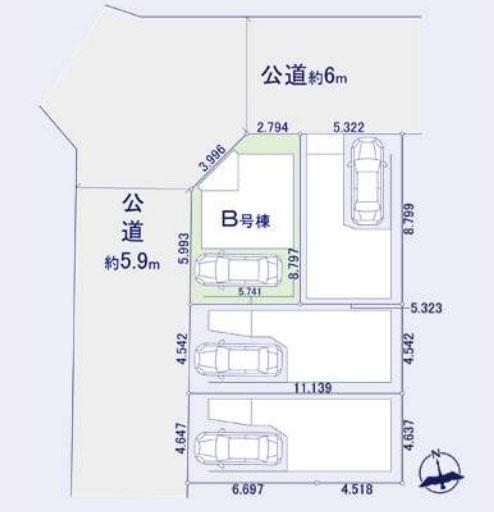 川崎市幸区東古市場の新築一戸建