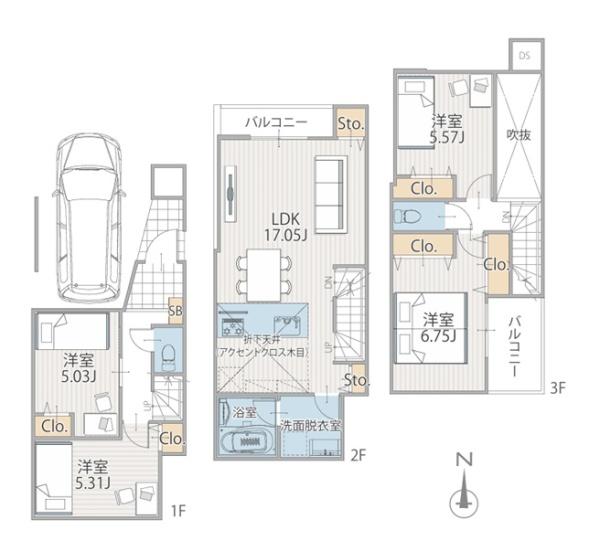 横浜市鶴見区北寺尾５丁目の新築一戸建