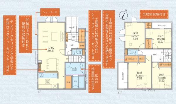 相模原市中央区並木３丁目の新築一戸建