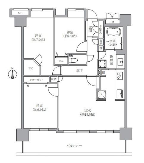メイフェアパーク溝の口Ｆ棟