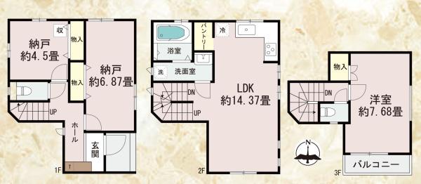 大田区大森中３丁目の新築一戸建