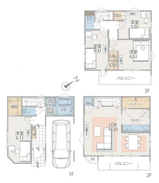 川崎市宮前区南平台の新築一戸建
