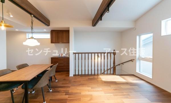 横浜市港南区東永谷3丁目の新築一戸建(リビング)