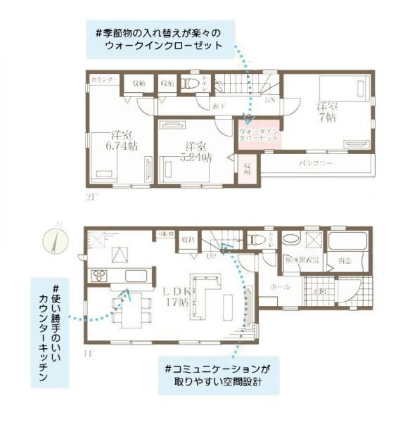 横浜市瀬谷区阿久和西３丁目の新築一戸建