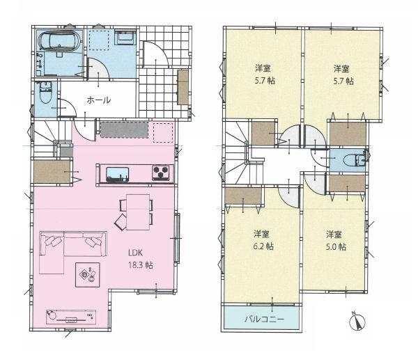 横浜市港南区上永谷５丁目の新築一戸建