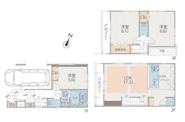 川崎市高津区下作延７丁目の新築一戸建