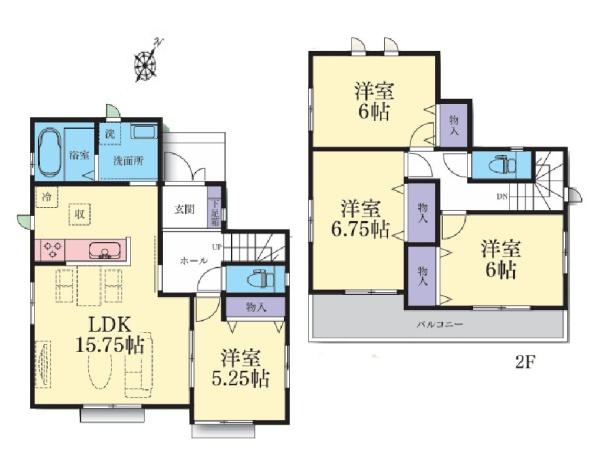 大和市福田の新築一戸建