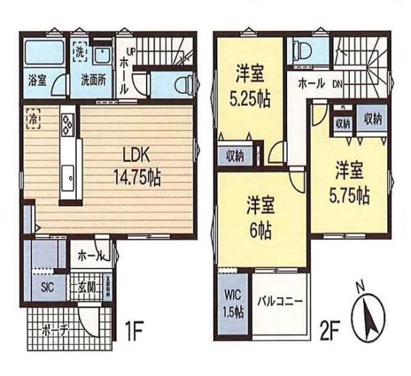 座間市西栗原１丁目の新築一戸建
