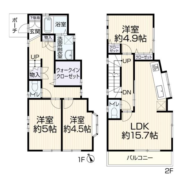 横浜市南区蒔田町字伊勢山の中古一戸建