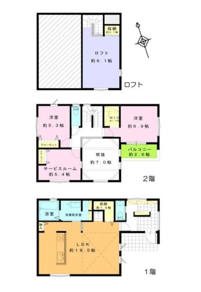 海老名市杉久保南３丁目の新築一戸建