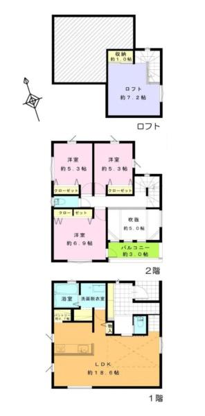 海老名市杉久保南３丁目の新築一戸建