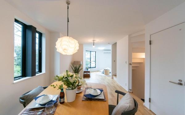 横浜市鶴見区馬場1丁目の新築一戸建(リビング)