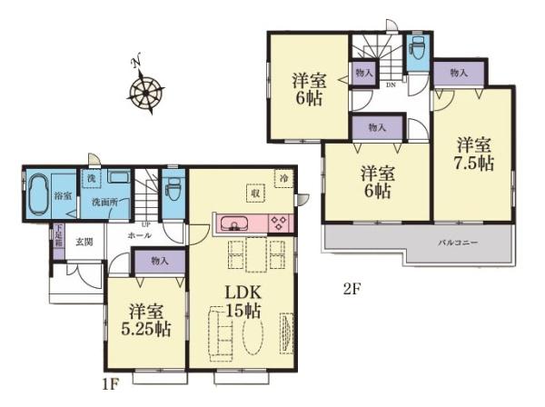 大和市福田の新築一戸建