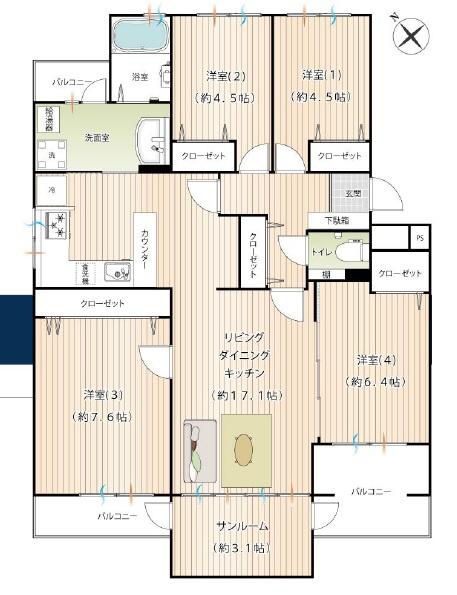 パークハイツ８号棟
