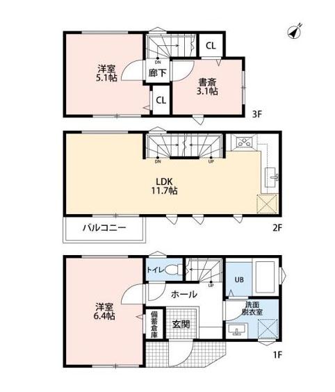 横浜市神奈川区西寺尾３丁目の新築一戸建