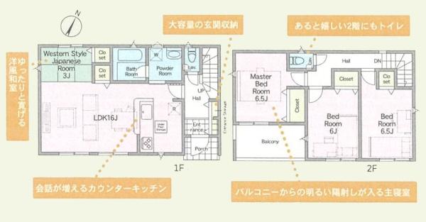 綾瀬市落合北５丁目の新築一戸建